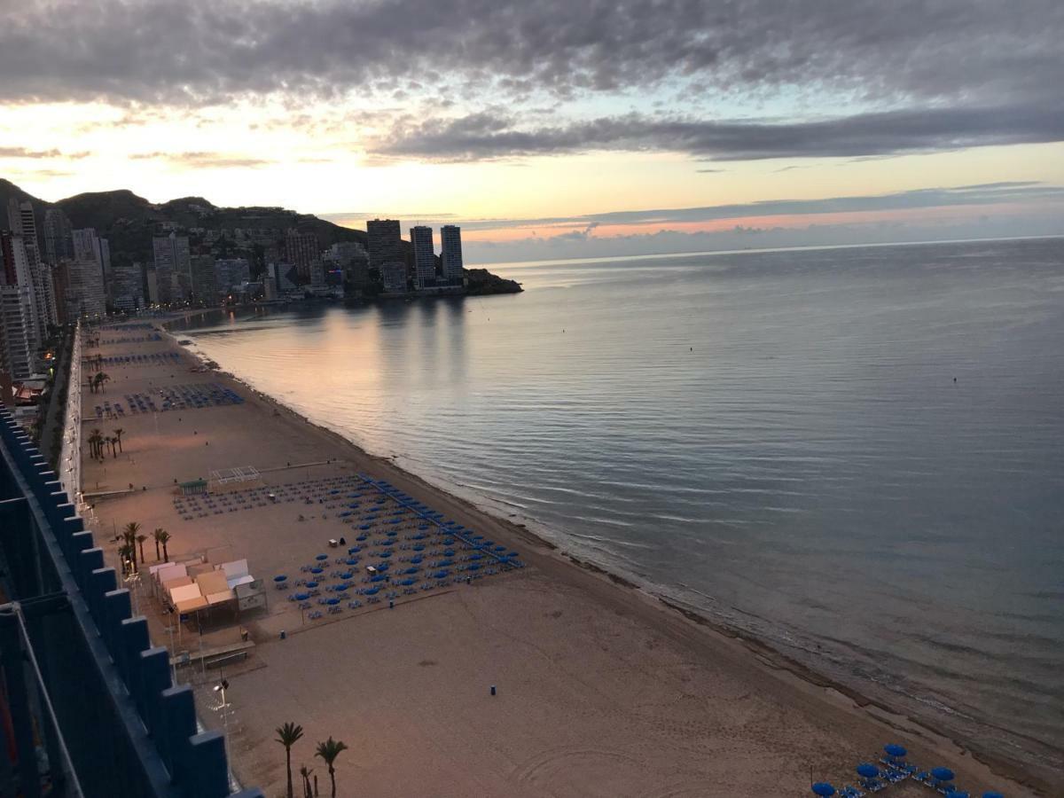 Benidorm 1ª Linea Playa Levante, Garage, Wifi, Climatizacion Exterior photo